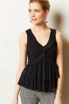 Deletta Amaris Ruffled Tank