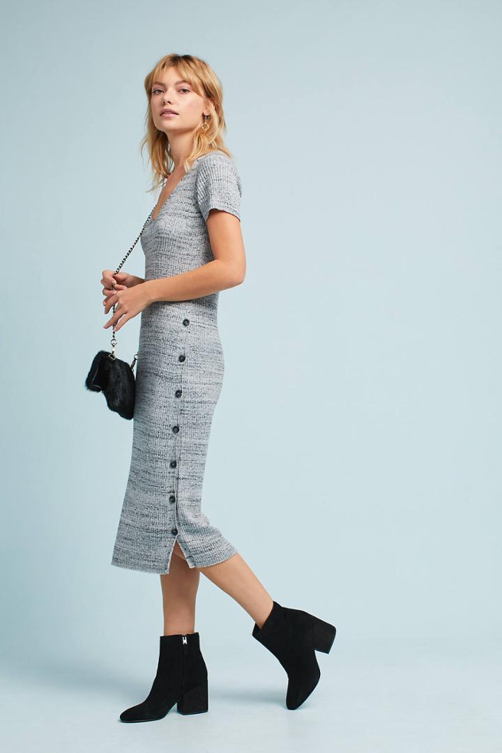 Anthropologie Ribbed Sweater Dress
