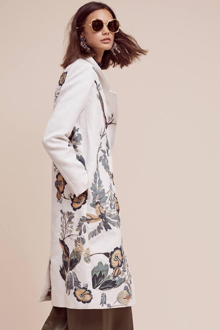 Hemant & Nandita Embroidered Foliage Coat