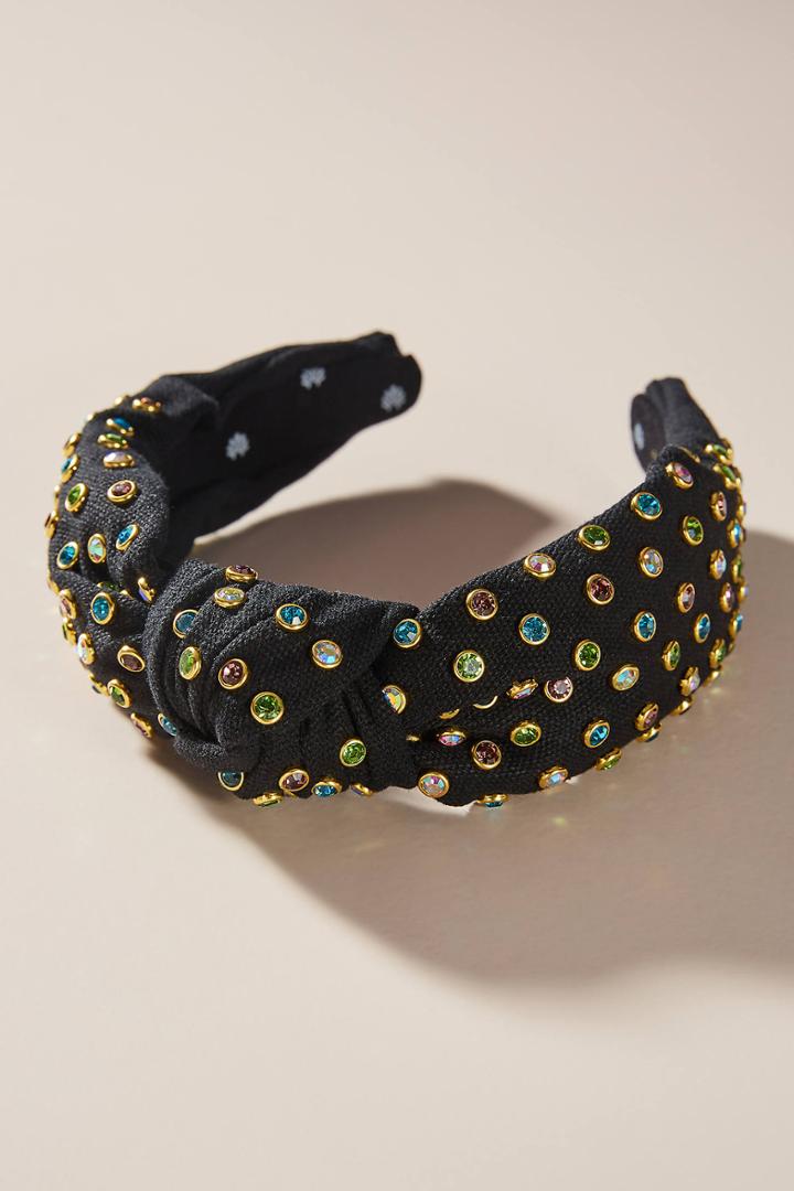 Lele Sadoughi Kinsey Embellished Knotted Headband