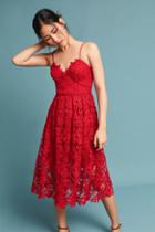 Donna Morgan Scarlet Lace Dress