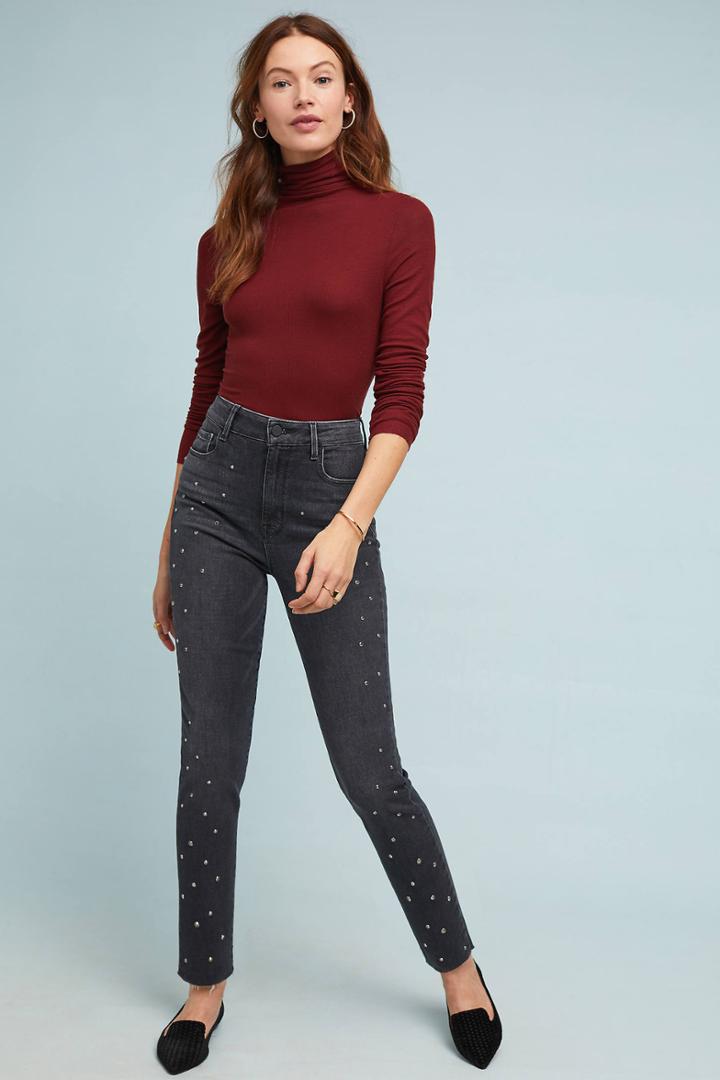 Sanctuary Social Standard High-rise Studded Skinny Jeans