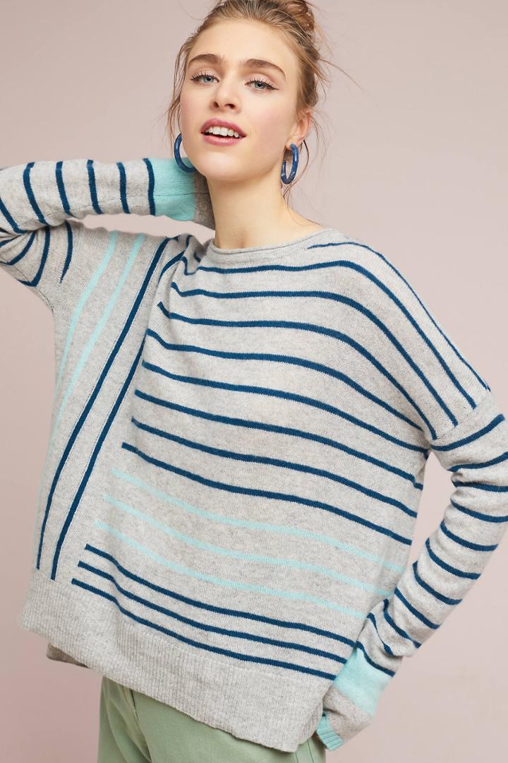 Charli Cashmere Striped Pullover