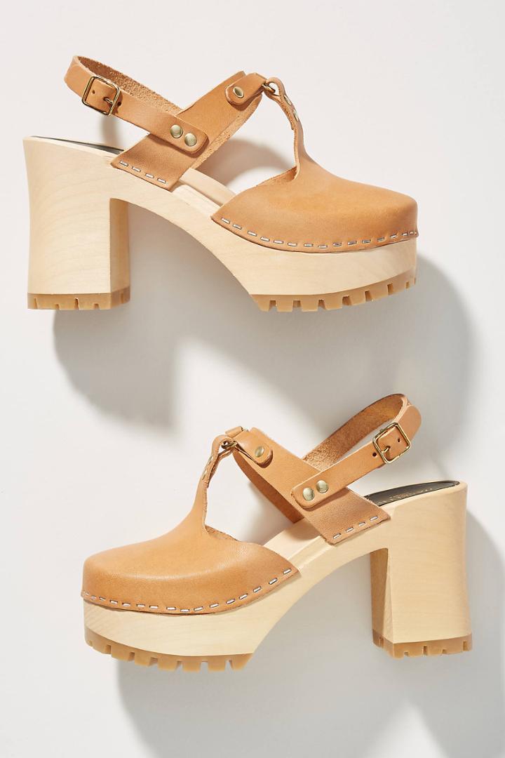 Swedish Hasbeens Rita Clog Sandals