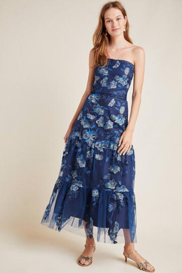 Shoshanna Silas Embroidered Maxi Dress