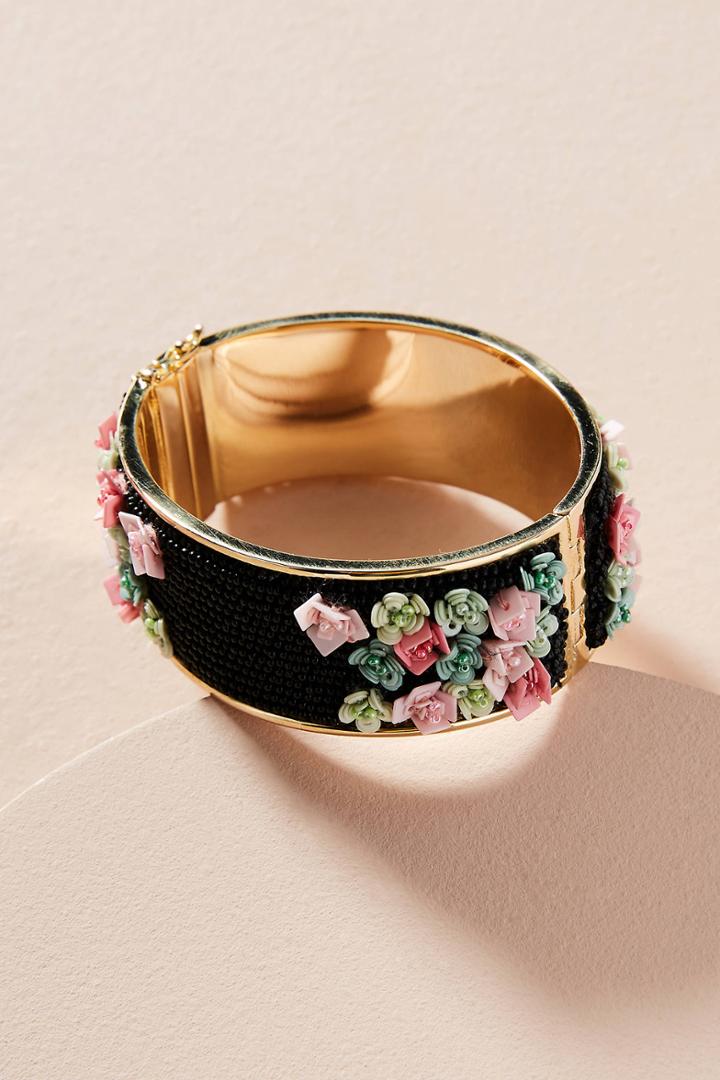 Mignonne Gavigan Julia Flower Bangle Bracelet
