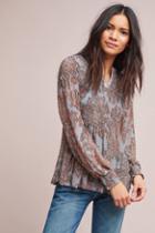 Akemi + Kin Adria Smocked Top
