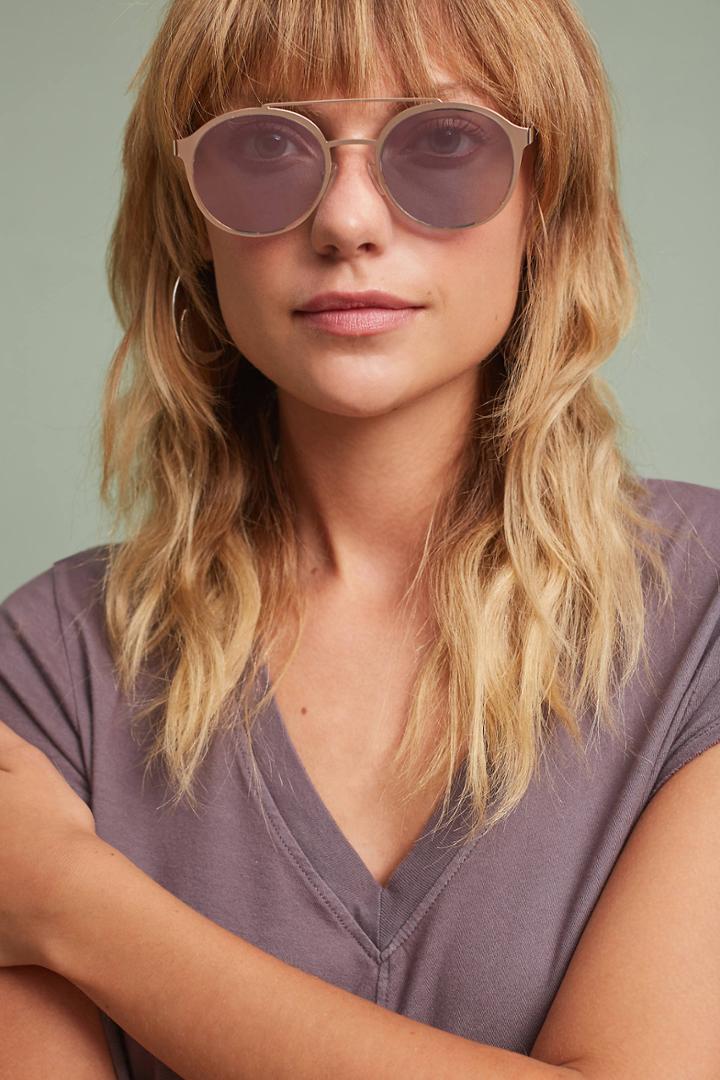 Anthropologie Rosie Mirrored Sunglasses