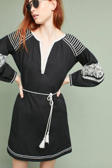 Valiante Romy Embroidered Poplin Dress