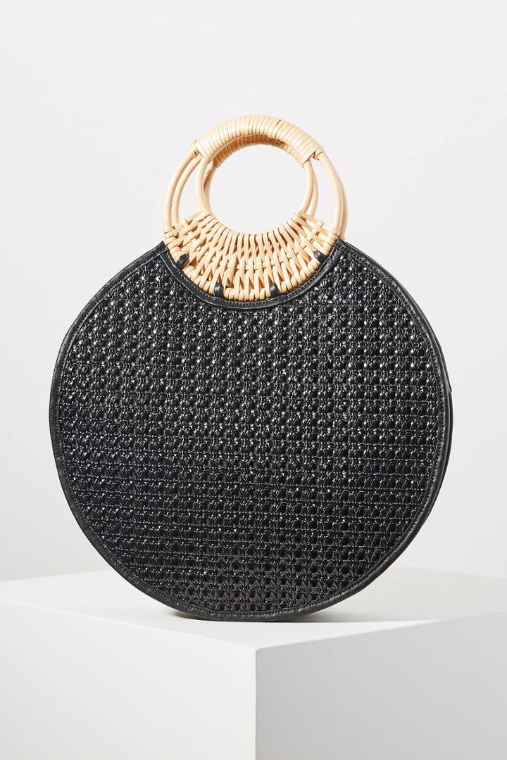 Anthropologie Tatum Wicker Tote