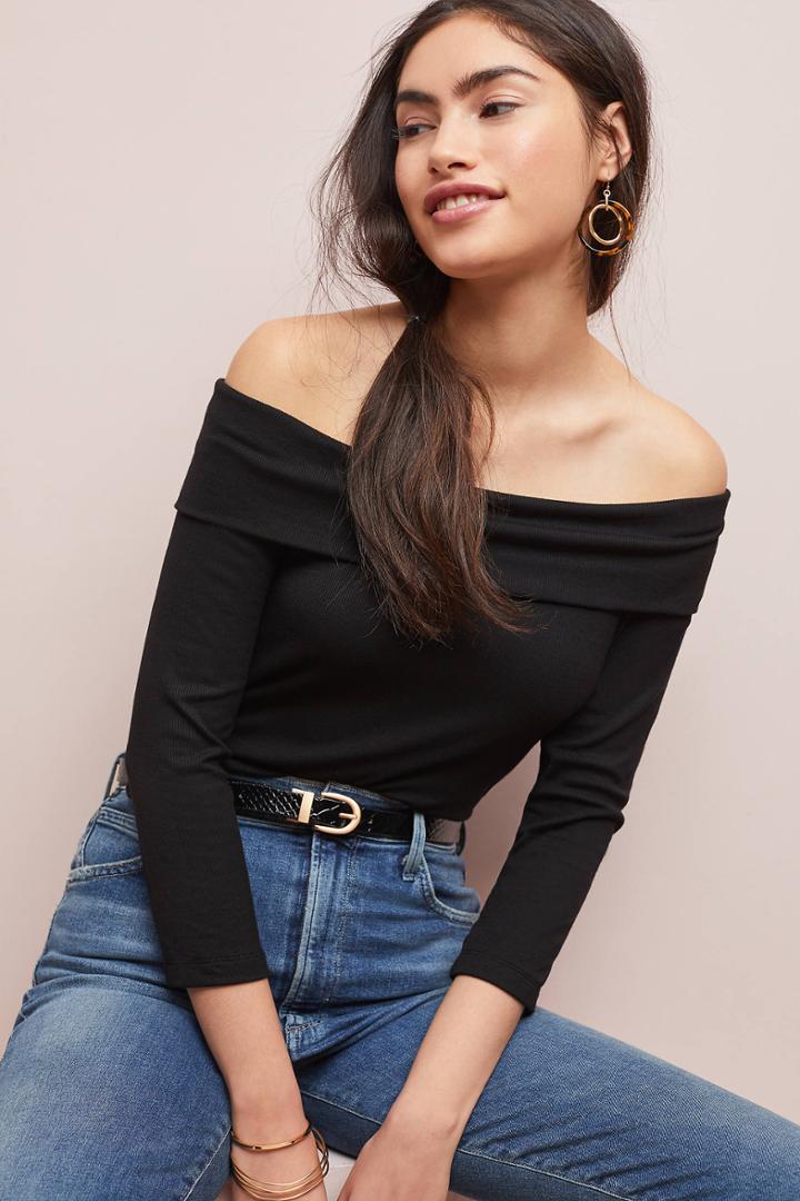 Saturday/sunday Copeland Off-the-shoulder Top