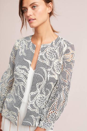 Matison Stone Eyelet Waves Jacket