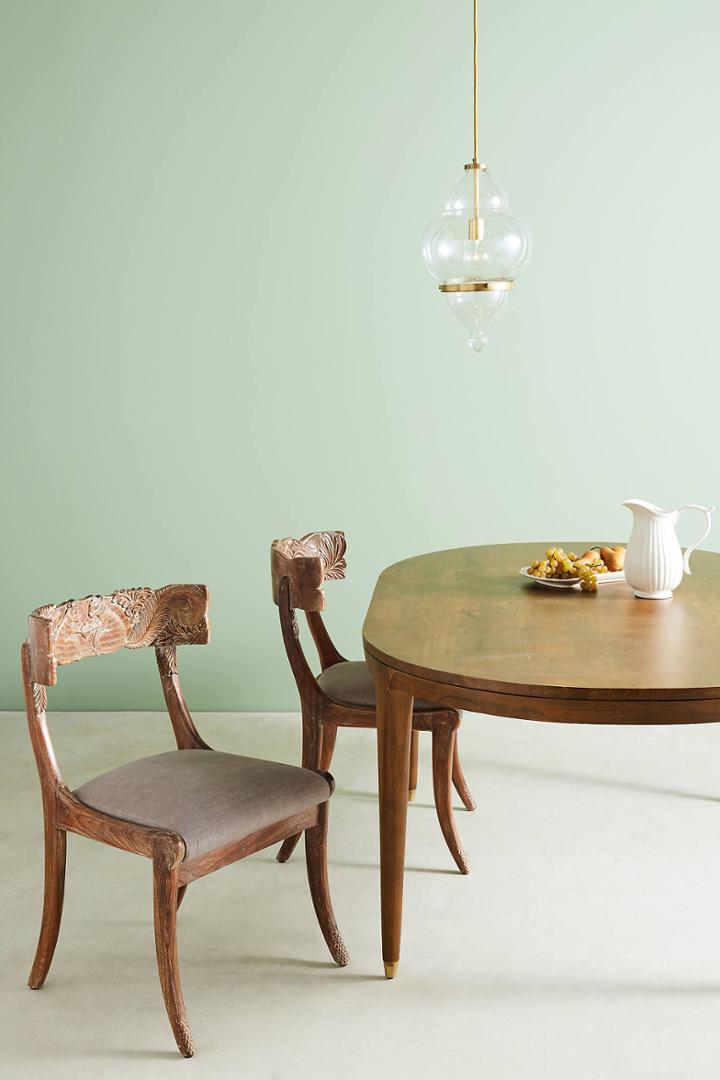 Anthropologie Handcarved Fable Dining Chair