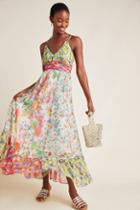 Anthropologie Malibu Floral Maxi Dress