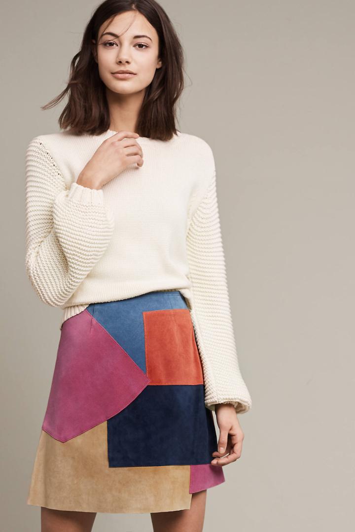 M.i.h Kalle Suede Mini Skirt