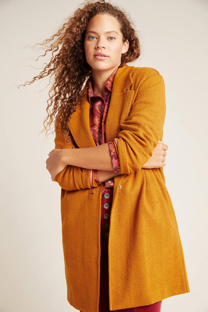 Anthropologie Corinthia Knit Blazer