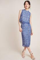 Toving Regal Lace Pencil Skirt
