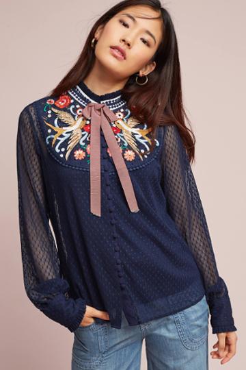 Atsu Diti Embroidered Blouse
