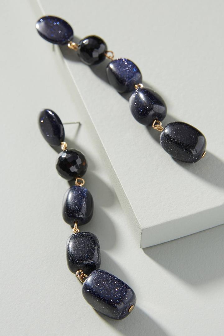 Anthropologie Stacking Stones Drop Earrings