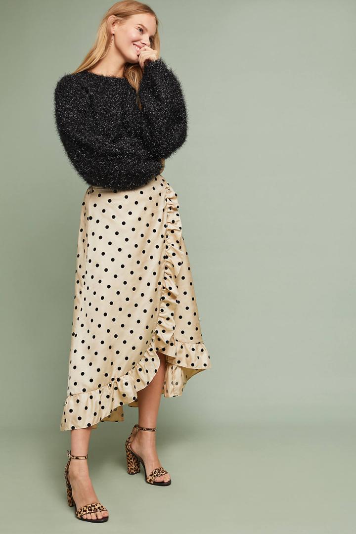 Corey Lynn Calter Polka Dot Skirt