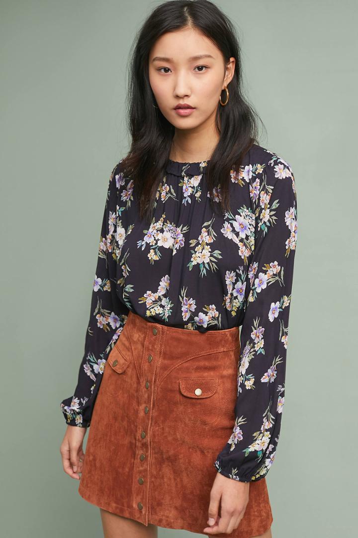 Velvet By Graham & Spencer Destry Floral Blouse