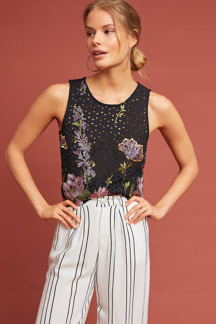 Meadow Rue Harriet Embroidered Tank