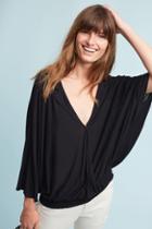 Anthropologie Collared V-neck Top