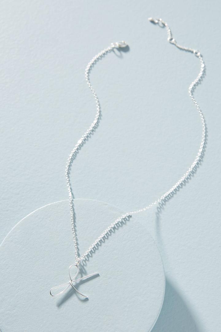 Anthropologie Wrapped Up Pendant Necklace