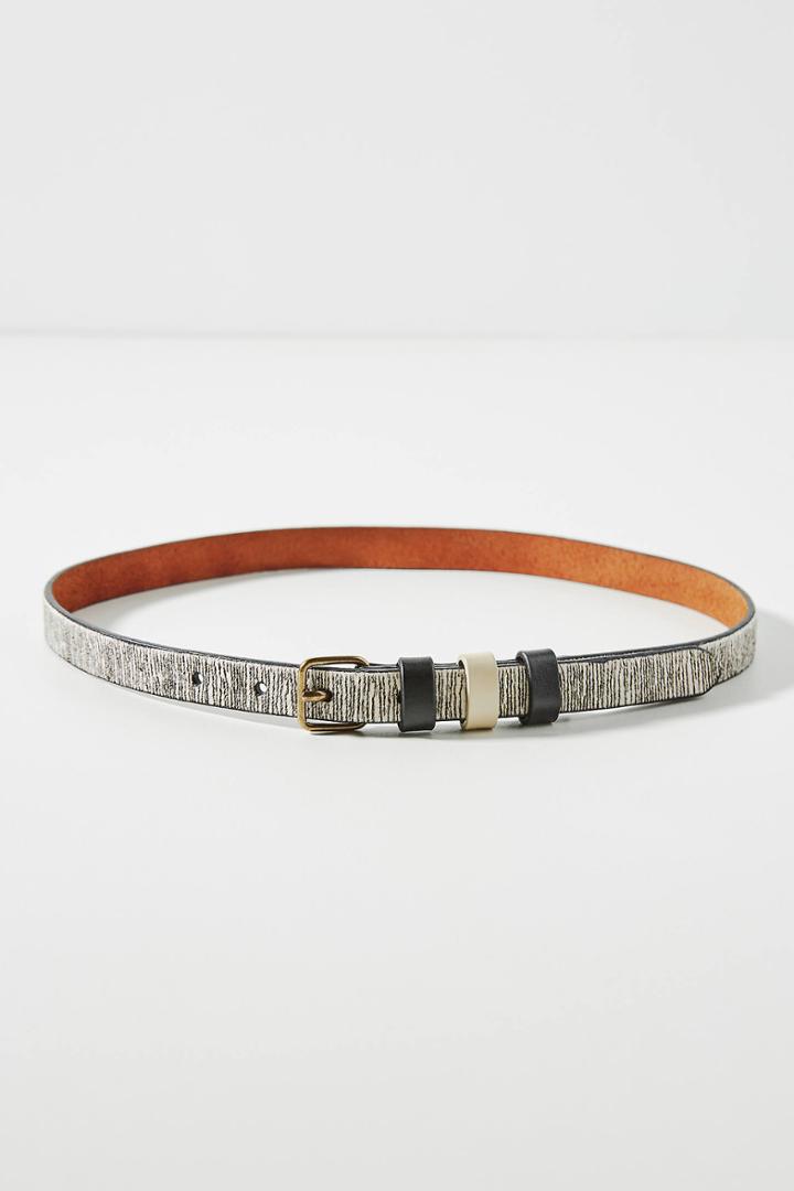 Anthropologie Calf Hair Belt