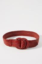 Anthropologie Woven Double O-ring Belt