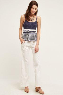 Pilcro Linen Wide-legs White
