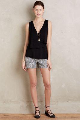 Level 99 Layne Shorts Grey Motif