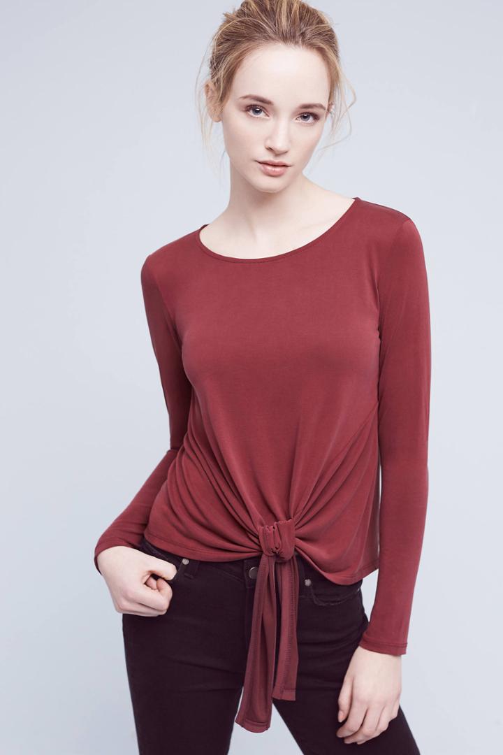 Deletta Tie-front Top