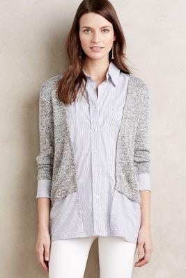Little Yellow Button Layered Emery Top
