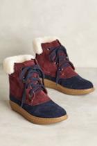 All Black Snow Season Boots Wine