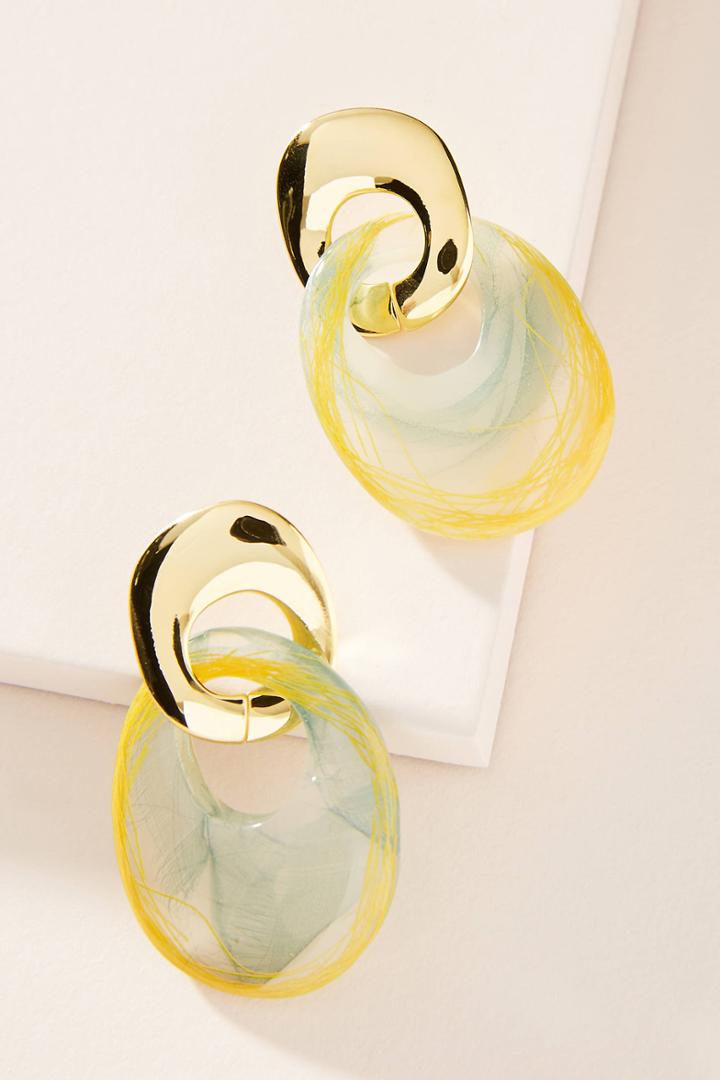 Ejing Zhang Sunrise Drop Earrings