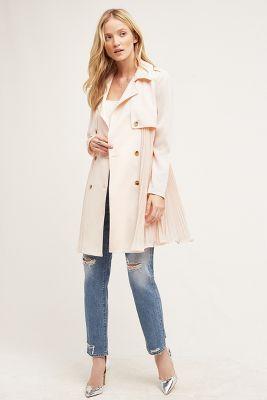 Dina Agam Doree Pleated Trench