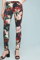 7 For All Mankind Floral Low-rise Skinny Jeans