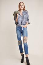 Pilcro And The Letterpress Pilcro Tapestry Mid-rise Boyfriend Jeans