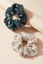 Anthropologie Sequin Pony Holder Set