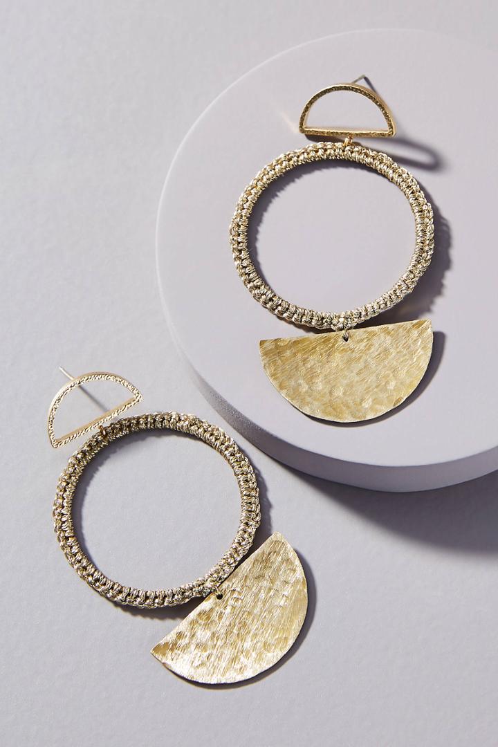 Serefina Caitlin Crocheted Drop Earrings