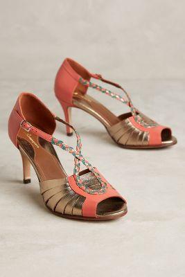 Luiza Perea Baia Heels Gold