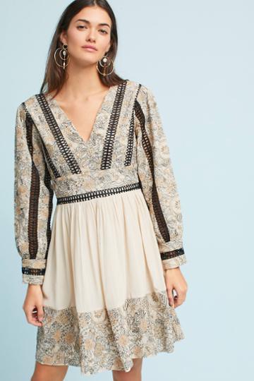 Let Me Be Embellished Floral Dress