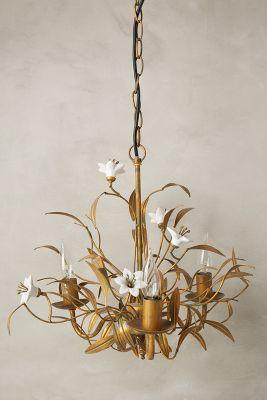 Anthropologie Burgeoning Blooms Chandelier