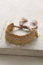 Marie-laure Chamorel Pastel Woven Metal Cuff