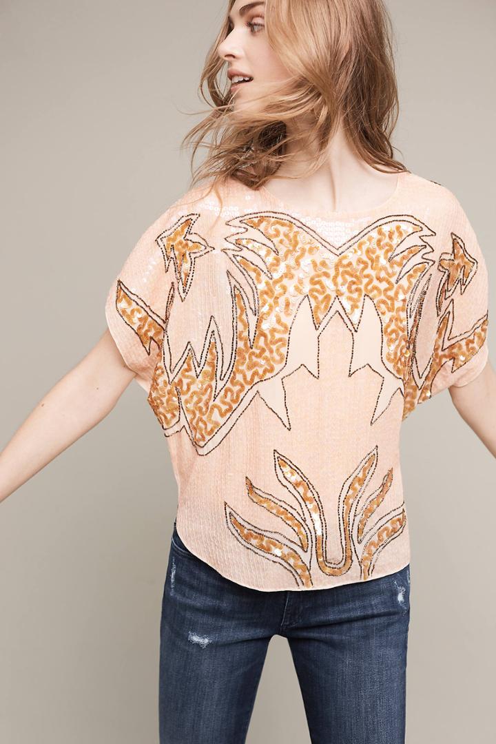 Chloe Oliver Murata Sequin Kimono Blouse