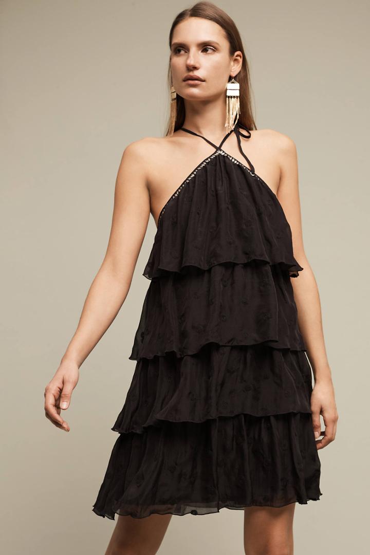 St. Roche Vasta Tiered Halter Dress