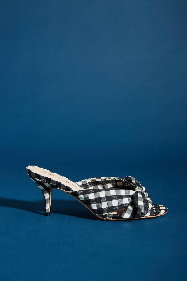 Loeffler Randall Luisa Knotted Kitten-heeled Sandals