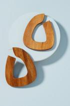 Sophie Monet Wooden Bell Hoop Earrings