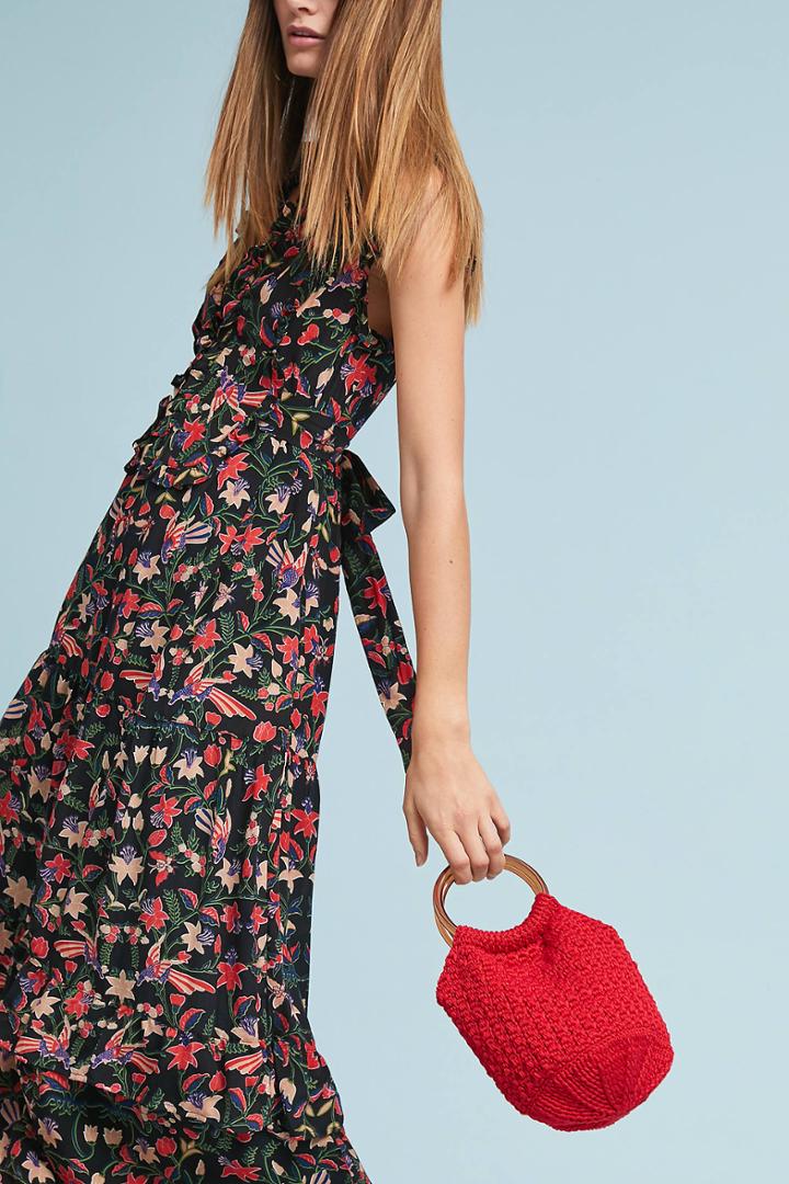 Banjanan Markle Ruffled Silk Shirtdress